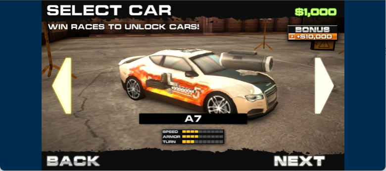 赛车射击游戏《Burnin' Rubber 5 XS》